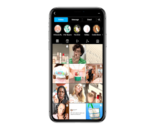 Glossier-Instagram-Feed